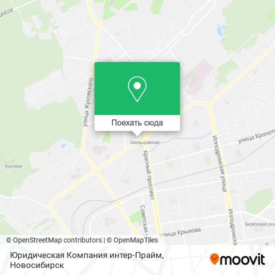 Карта Юридическая Компания интер-Прайм