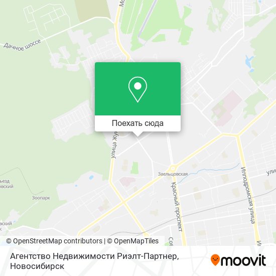Карта Агентство Недвижимости Риэлт-Партнер