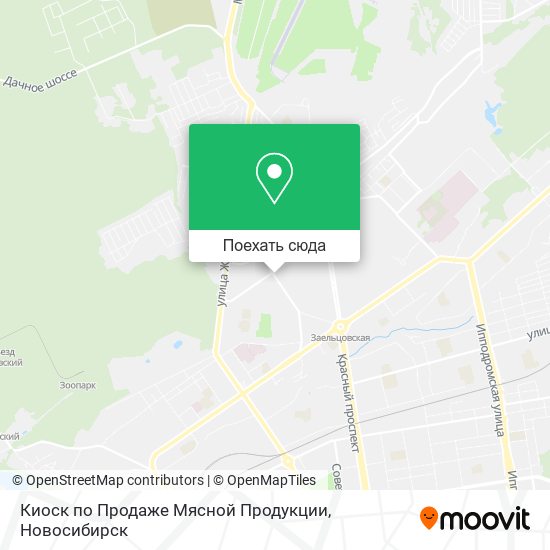 Карта Киоск по Продаже Мясной Продукции