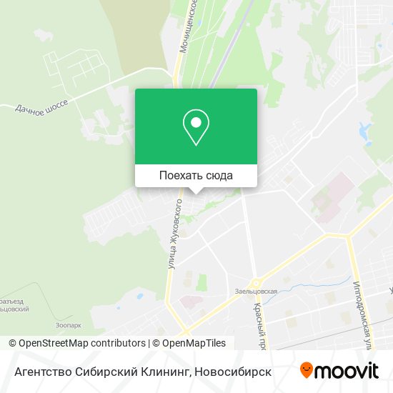 Карта Агентство Сибирский Клининг