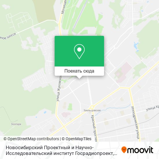 Карта Новосибирский Проектный и Научно-Исследовательский институт Госрадиопроект