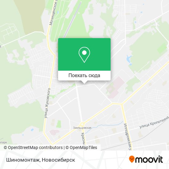 Карта Шиномонтаж