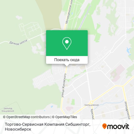 Карта Торгово-Сервисная Компания Сибшинторг