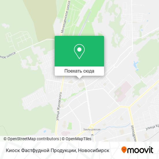 Карта Киоск Фастфудной Продукции