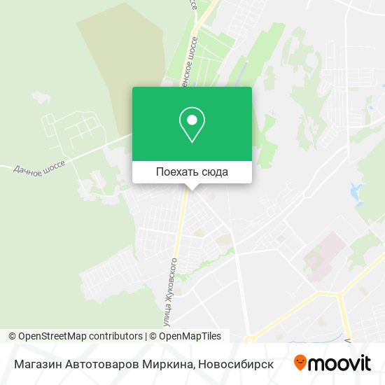 Карта Магазин Автотоваров Миркина