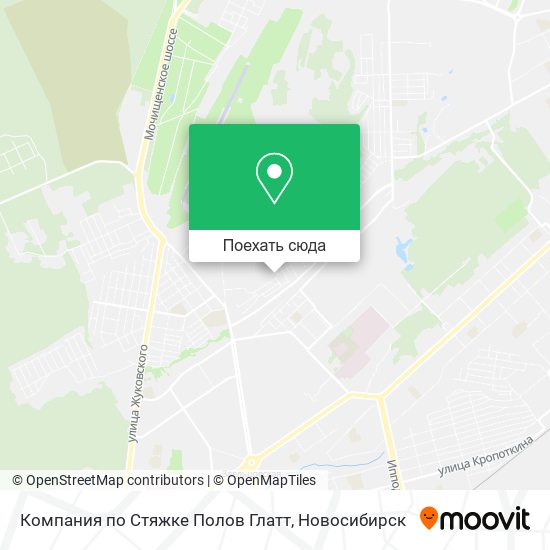 Карта Компания по Стяжке Полов Глатт