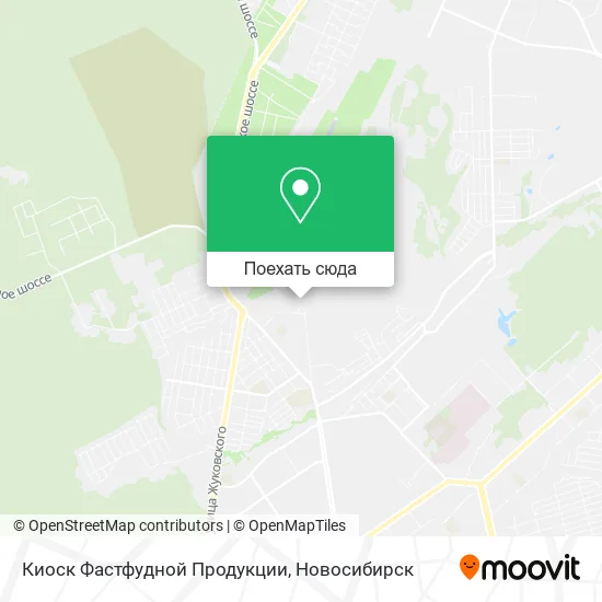 Карта Киоск Фастфудной Продукции