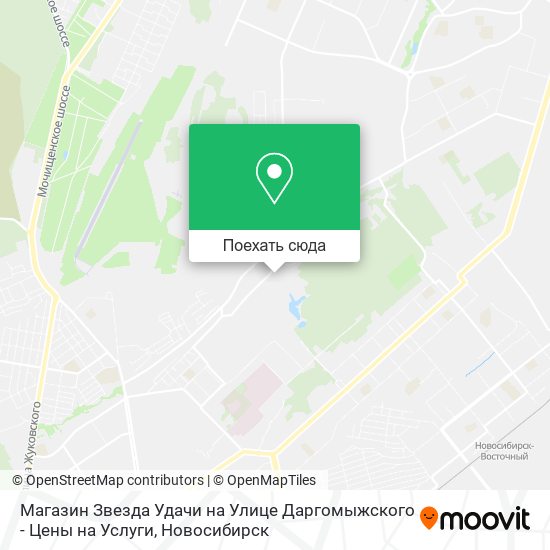 Карта Магазин Звезда Удачи на Улице Даргомыжского - Цены на Услуги