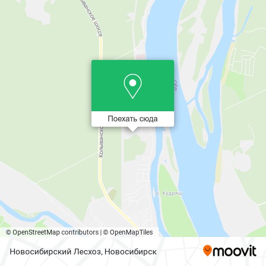 Карта Новосибирский Лесхоз