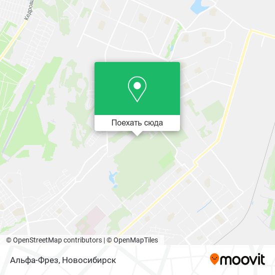 Карта Альфа-Фрез