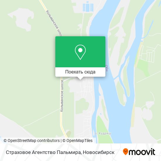 Карта Страховое Агентство Пальмира