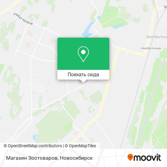 Карта Магазин Зоотоваров