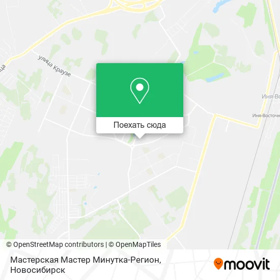 Карта Мастерская Мастер Минутка-Регион