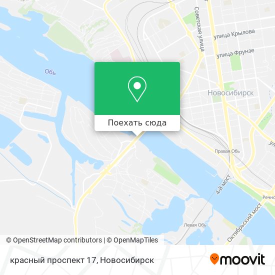 Карта красный проспект 17