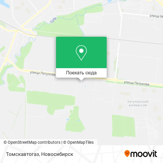 Карта Томскавтогаз