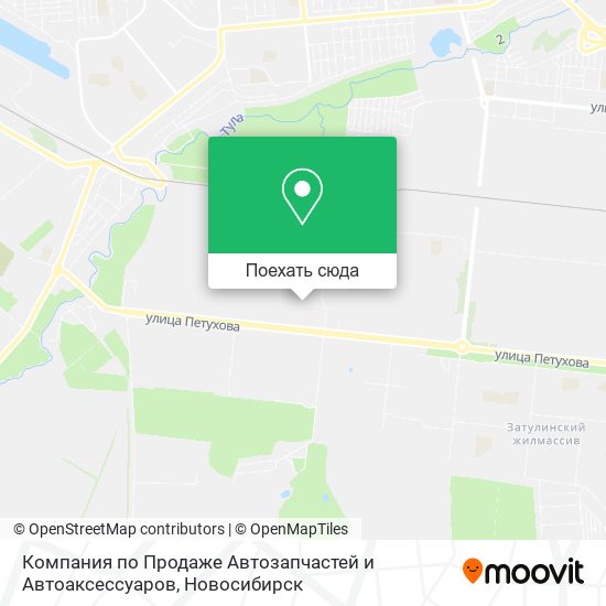 Карта Компания по Продаже Автозапчастей и Автоаксессуаров