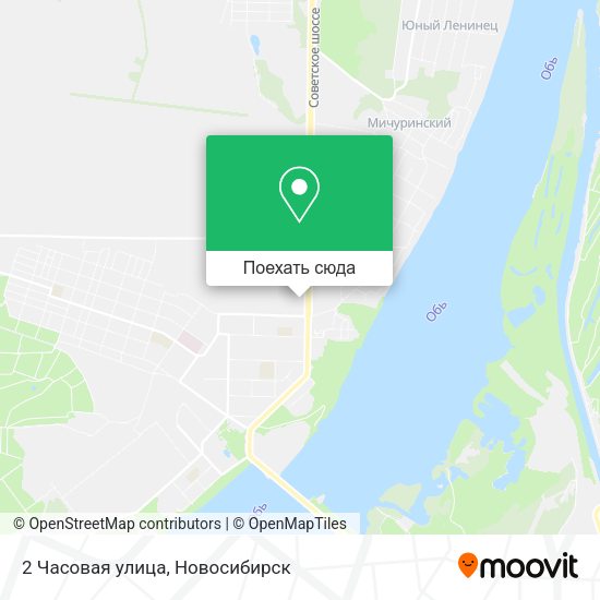 Карта 2 Часовая улица