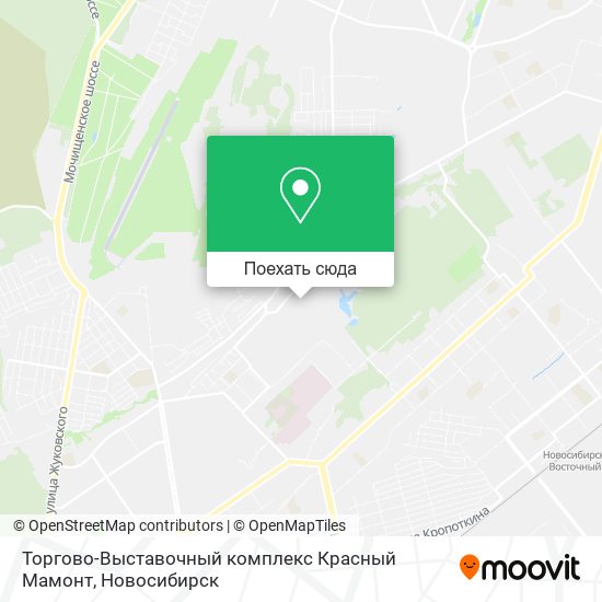 Карта Торгово-Выставочный комплекс Красный Мамонт