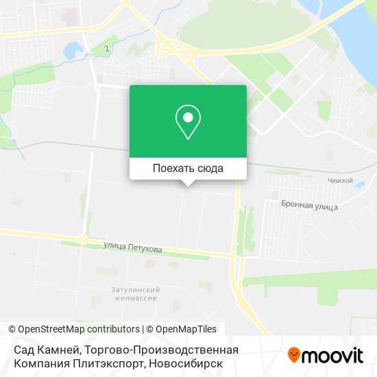 Карта Сад Камней, Торгово-Производственная Компания Плитэкспорт