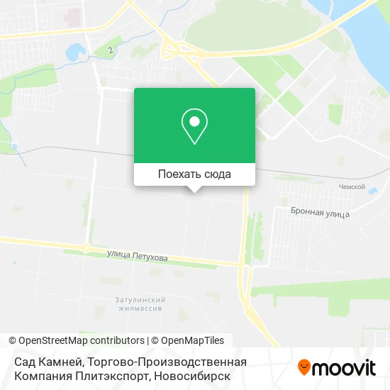 Карта Сад Камней, Торгово-Производственная Компания Плитэкспорт
