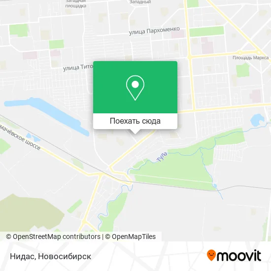 Карта Нидас