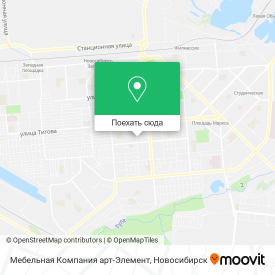 Карта Мебельная Компания арт-Элемент