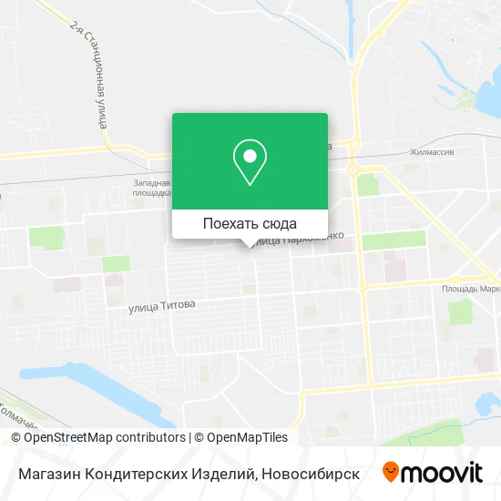 Карта Магазин Кондитерских Изделий
