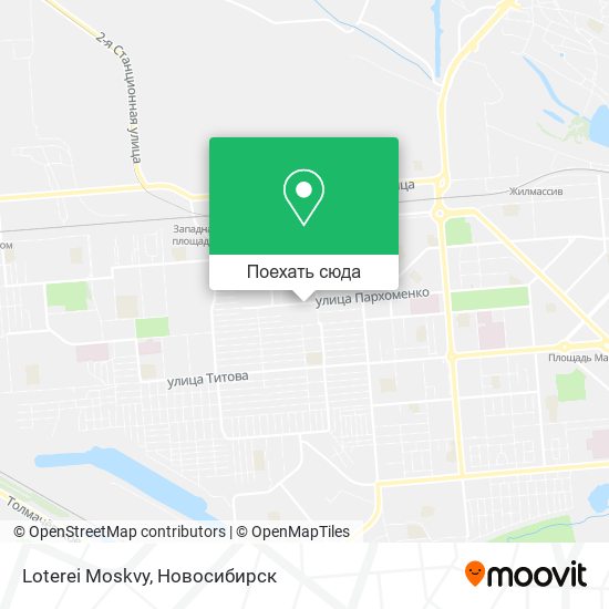 Карта Loterei Moskvy