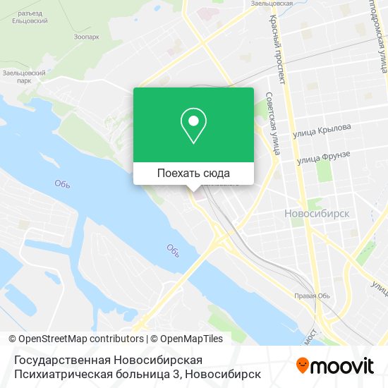 Карта Государственная Новосибирская Психиатрическая больница 3