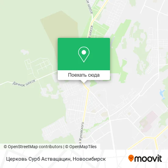 Карта Церковь Сурб Аствацацин