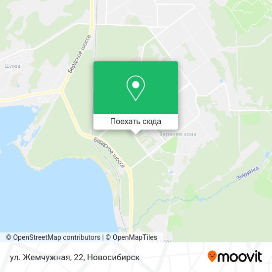 Карта ул. Жемчужная, 22