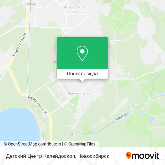 Карта Детский Центр Калейдоскоп