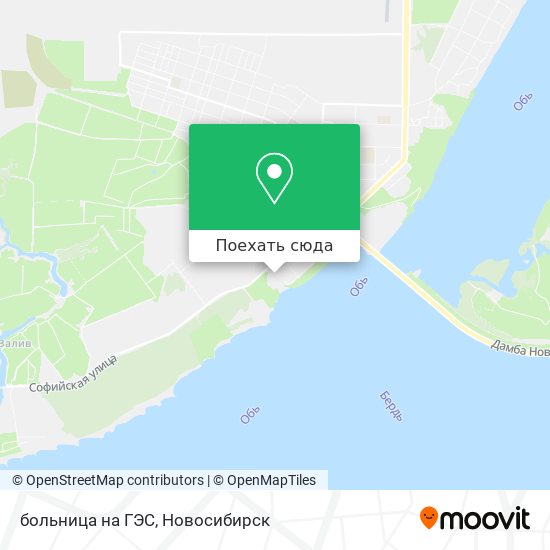 Карта больница на ГЭС
