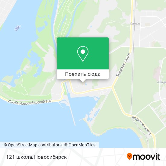 Карта 121 школа