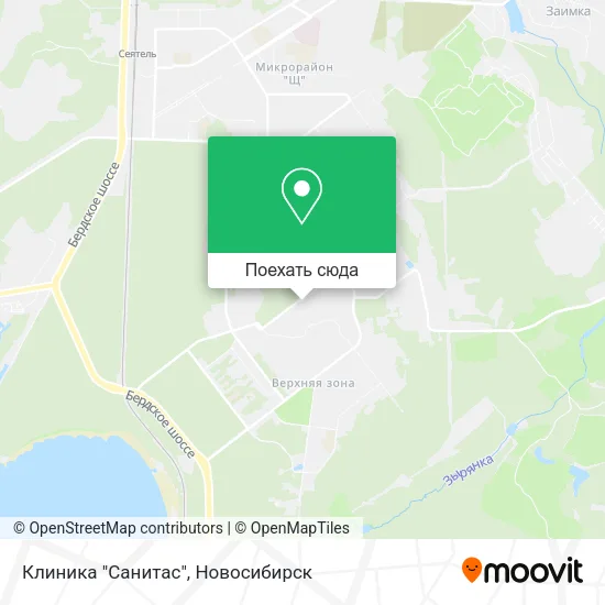 Карта Клиника "Санитас"