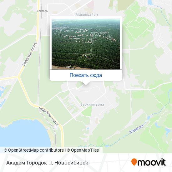 Карта Академ Городок 🏢