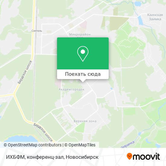 Карта ИХБФМ, конференц-зал