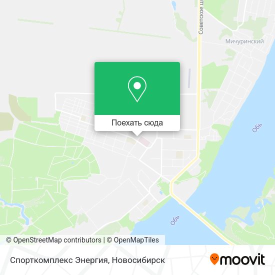 Карта Спорткомплекс Энергия