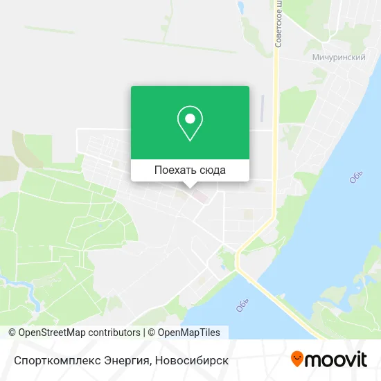 Карта Спорткомплекс Энергия