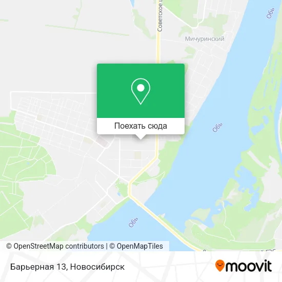 Карта Барьерная 13