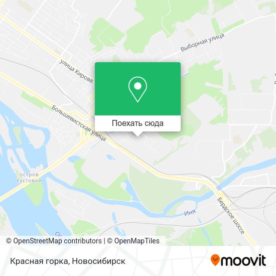 Карта Красная горка