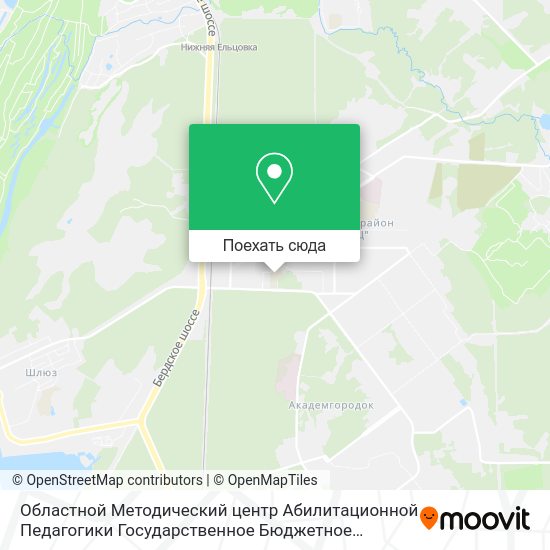 Карта Областной Методический центр Абилитационной Педагогики Государственное Бюджетное Учреждение