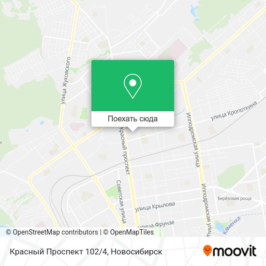 Карта Красный Проспект 102/4
