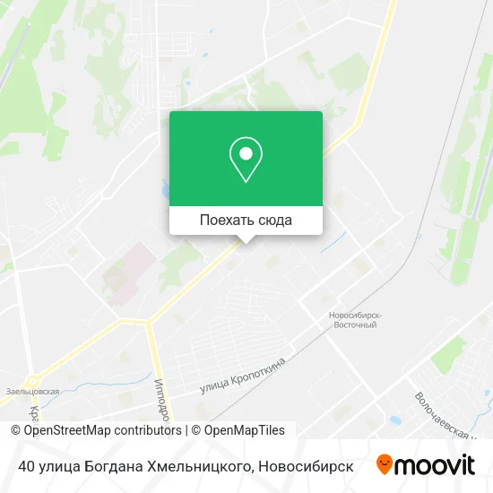 Карта 40 улица Богдана Хмельницкого