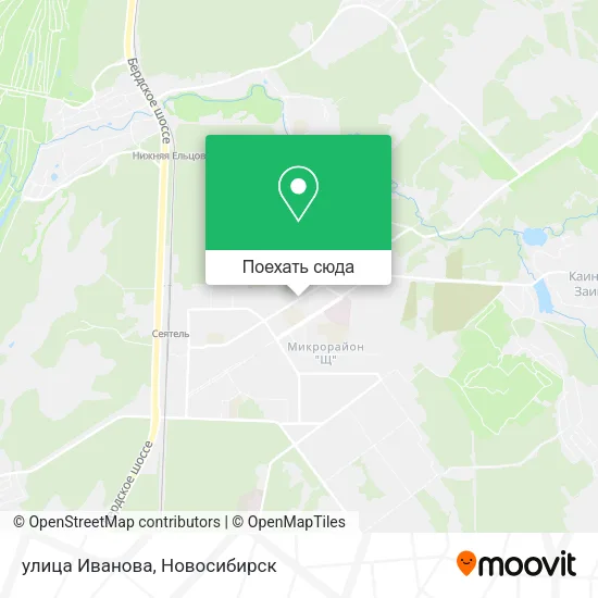 Карта улица Иванова