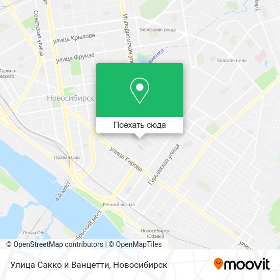 Карта Улица Сакко и Ванцетти