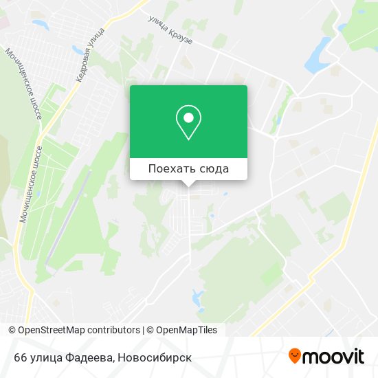 Карта 66 улица Фадеева