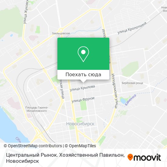 Карта Центральный Рынок. Хозяйственный Павильон