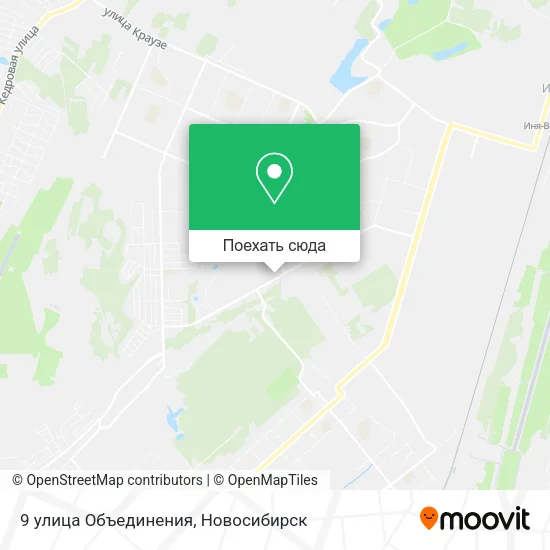 Карта 9 улица Объединения