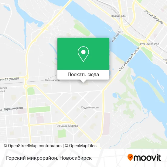 Карта Горский микрорайон